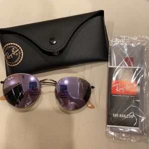 Ray ban round reflective sunglasses